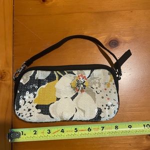 Vera Bradley sequined wristlet
